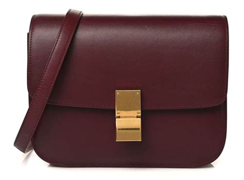 celine classic box leather|Celine box bag discontinued.